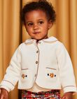 Off white CARDIGAN DAGERALDINE / 22H1BFF1CAR001