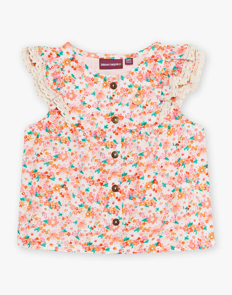 Baby Girl Floral Print Blouse CAPALOMA / 22E1BFM1CHED322