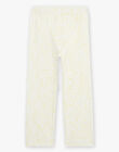 Off white unicorn velvet pajamas FLOKETTE / 23E5PF92PYJ000