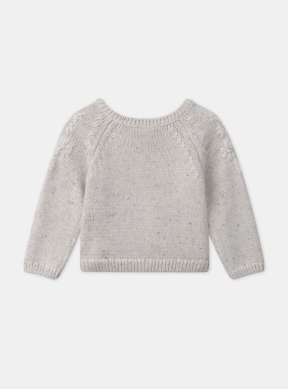 Heathered off white CARDIGAN MABELLE / 25E1BF71CAR006