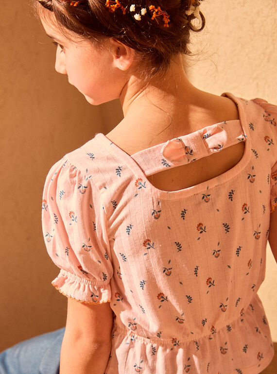 Pink BLOUSE MLOBELETTE / 25E2PFP2CHED300