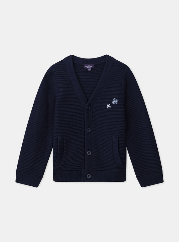 Navy KIDS CARDIGAN LEDILAGE / 24H3PGT1GILC205