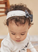 Ecru headband with polka-dot print GAROSA / 23H4BFR1BAN001