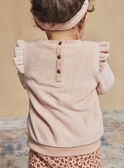 Old pink corduroy sweater GAMILENE / 23H1BFI1SWED309