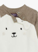 Brown fleece sweater and leggings GALIPE / 23H1BGH1ENSI816
