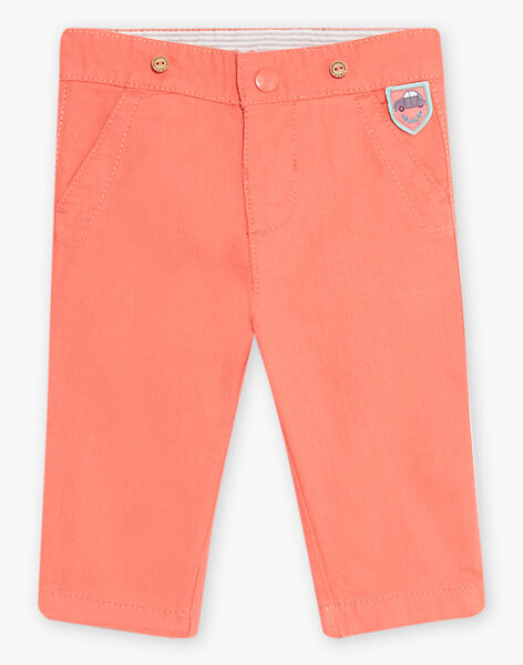 Baby boy orange pants CYDAMIEN / 22E1BG21PANE412