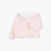Baby girl light pink scarf with pompons