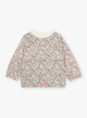 Baby girl floral print jogging top CADORICE / 22E1BFB1JGHB112