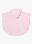 Light pink bath cape KITIPHAINE / 24E4BFG1CDB321