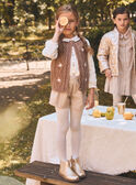 Brown CARDIGAN WHITHOUT SLEEVES NIFLORETTE / 25H2PFL1CSM821