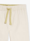 Chalk-white pants in twill GADAEL / 23H1BG81PAN632