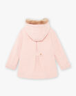Child girl pink duffle coat BLODUFETTE / 21H2PFD1MAND314
