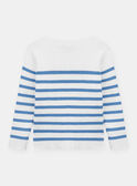 Girl's Striped Sailor Sweater KEPULETTE / 24E2PF41PUL001
