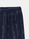 Navy PYJAMA NECILETTE / 25H5PFD2PYJ070