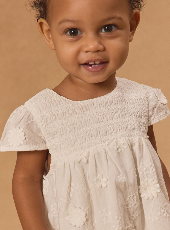 Off white DRESS MAFLORA / 25E1BFL3ROB001