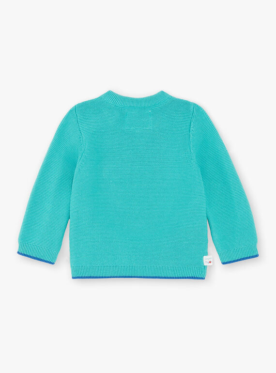 Turquoise blue sweater ZAKEVIN / 21E1BGJ1PULG621