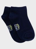 Navy Low socks RITRUAGE / 19E4PGF1SOB070