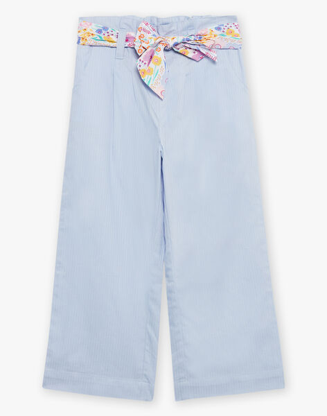 Sky pants with floral print belt FLEMETTE / 23E2PFS1PAN020
