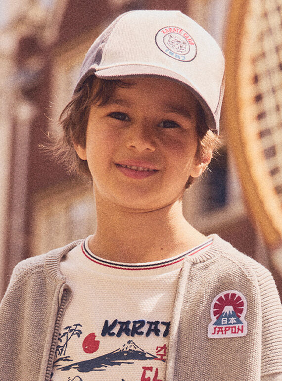 Heather grey KIDS CARDIGAN NOCOTAGE / 25H3PGP2GIL943