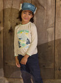Heather beige TEE SHIRT LS LALUMAGE / 24H3PGS1TMLA013