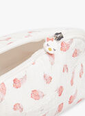 Baby Girl Feather Print Pencil Case in Poplin DOROTA / 22H0AF11TRN001