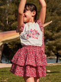 Floral print ruffled skirt 22E2PFP1JUP808