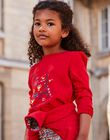 Red T-shirt with Paris pattern DIFLORETTE / 22H2PFE3TML050