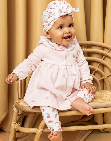 Baby girl dress, legging and headband set DOLAINE / 22H0CFH3ENS307