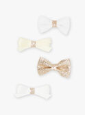 Set of 4 bow-shaped hair clips for child girl CYCRIETTE / 22E4PF31BRT954