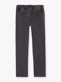 Boy's plain black denim jeans BUXTIAGE1 / 21H3PGB4JEA927