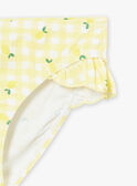 Ecru swimsuit set with lemon print KLUCITETTE / 24E4PFG2D4L001