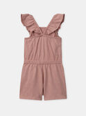 Rose wood SHORT JUMP SUIT MRACOMETTE / 25E2PFR1CBC312