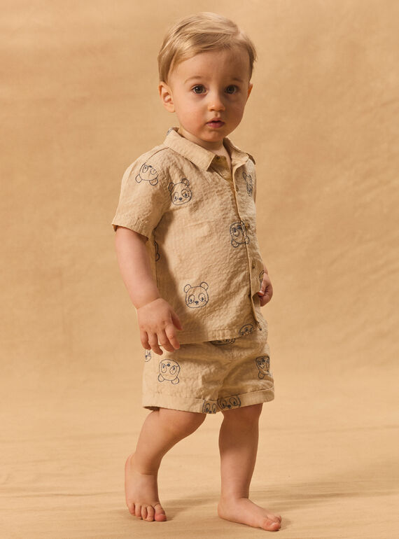 Light beige SHORTS MAYANIS / 25E1BGR1SHO806