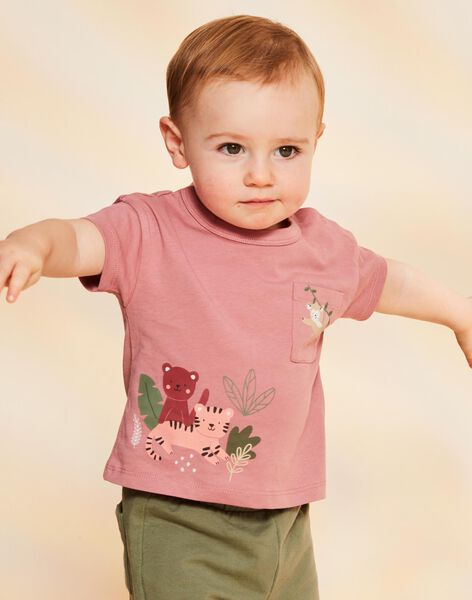 Vintage pink animal print T-shirt : buy online - Shirts, T-shirt & Polos |  Sergent Major International Website