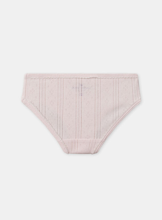 Pale rose BRIEFS / PANTY RIB NEJAZETTE / 25H5PFC4SLR301