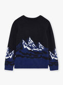 Jacquard noirine sweater GLIRESCAGE / 23H3PGR1PULC243
