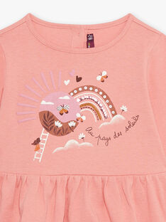 Child Girl Pink Multi-Tech Sky Animation T-Shirt CASTETTE / 22E2PF71TMLD329