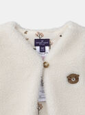 Ivory CARDIGAN WHITHOUT SLEEVES NAMARIUS / 25H1BGT1CSM005