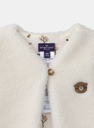 Ivory CARDIGAN WHITHOUT SLEEVES Ivory CARDIGAN WHITHOUT SLEEVES NAMARIUS / 25H1BGT1CSM005