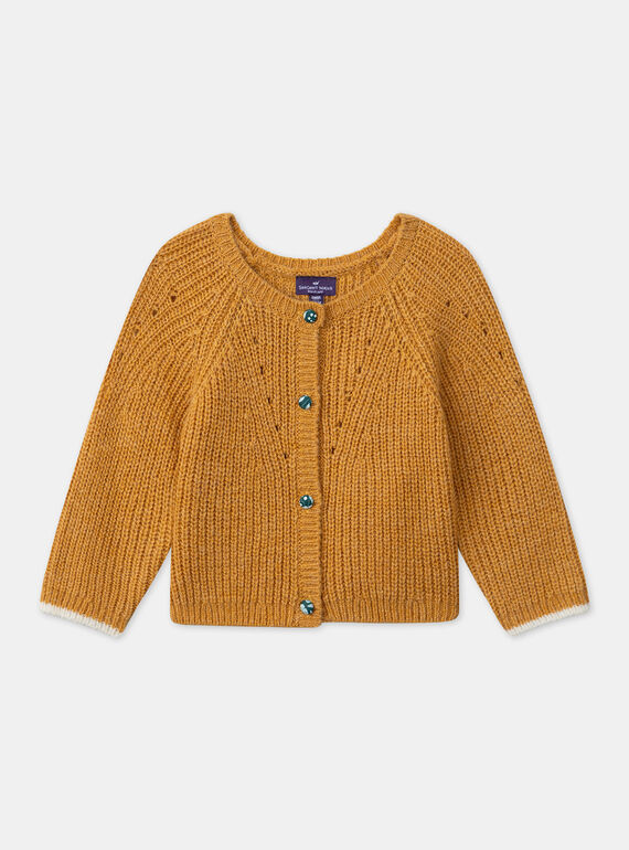 Heather yellow CARDIGAN LALILY / 24H1BFO1CARB111
