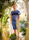 Child boy indigo blue T-shirt CINOAGE / 22E3PGK2TMC703