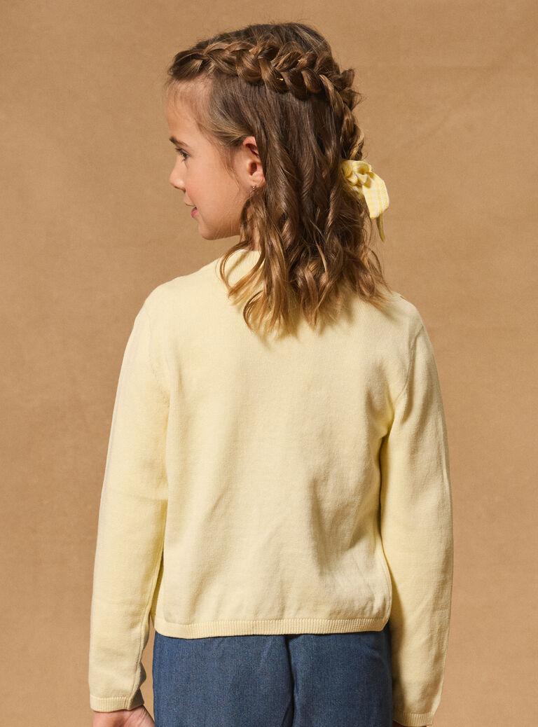 Yellow CARDIGAN MIXCAETTE 3 / 25E2PF51CARB102