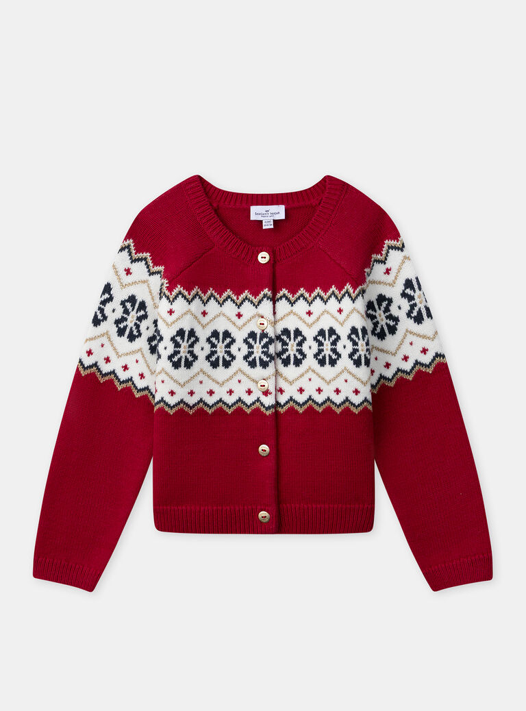 Red CARDIGAN NRECARETTE / 25H2PFY1CAR050