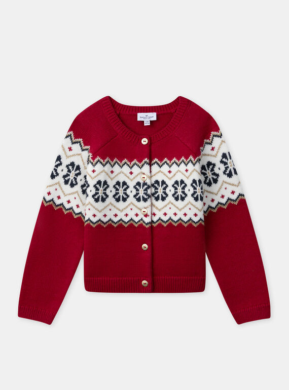 Red CARDIGAN NRECARETTE / 25H2PFY1CAR050