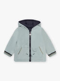 Baby boy's reversible water green jacket CIENZO / 22E1BGG1DML614