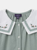 Light green BLOUSE MICHETTE / 25E2PF91CHEG600