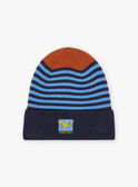 Two-toned striped print knit cap FRANAGE / 23E4PG52BON713