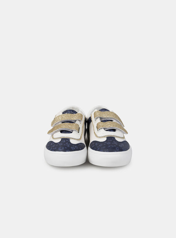 Navy LEATHER BASKET NILOPETTE / 25F10PF42BKC705