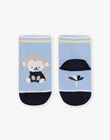 Baby boy blue socks with monkey design CARICHARD / 22E4BGK1SOQP265
