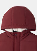 Red cherry DOWN JACKET NNILONAGE / 25H3PGG3D3E510